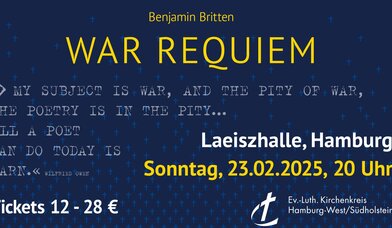 War requiem - Copyright: Kirchenkreis-Hamburg-West/Südholstein